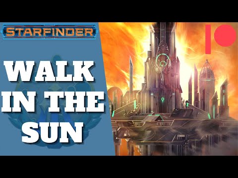 Gleaming City Inside A Star - Starfinder Burning Archipelago