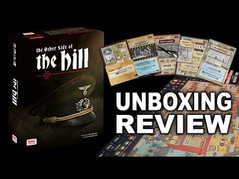 The Other Side of the Hill Board Game Unboxing Review | NEW STRATEGIC WW2 TABLETOP WARGAME