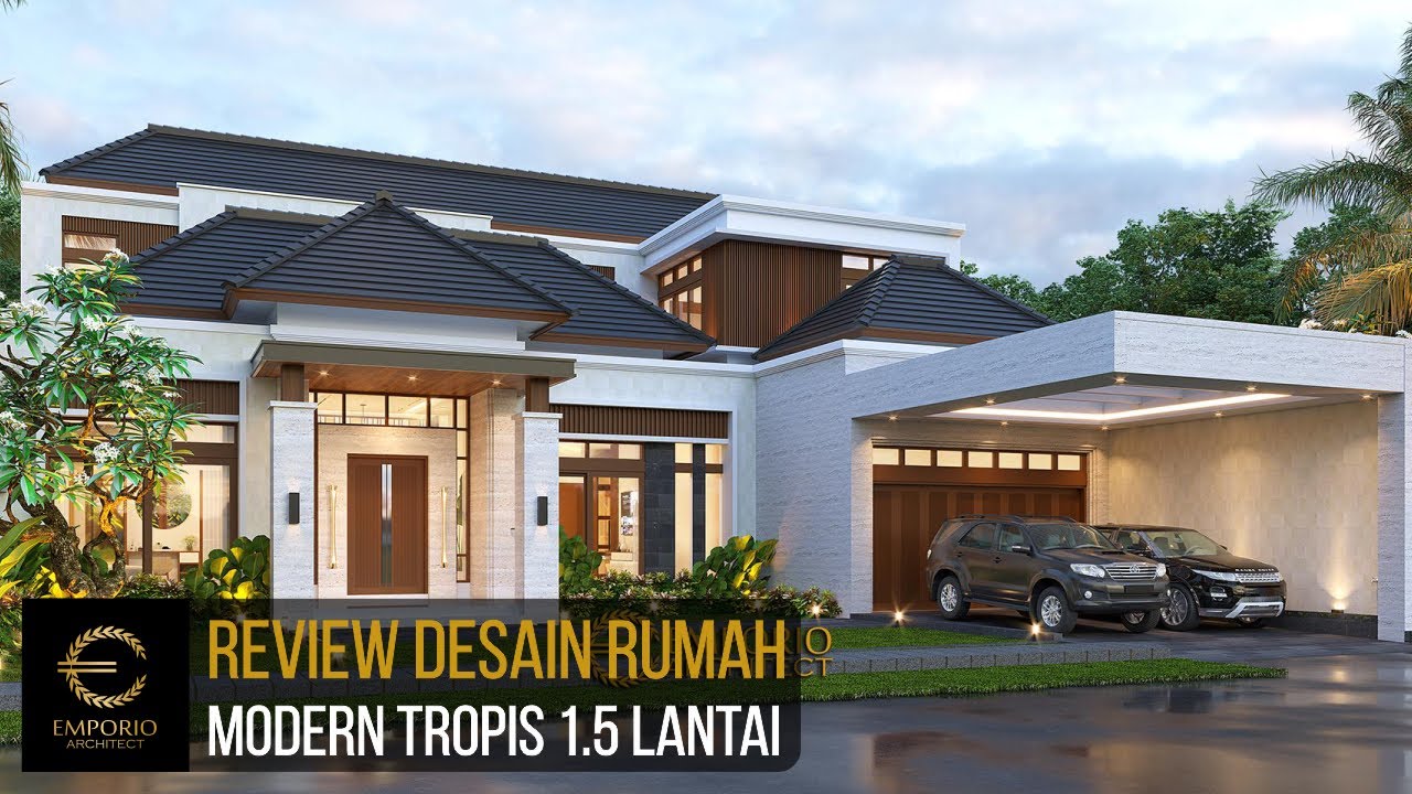 Video 3D Mr. HS Modern House 1.5 Floors Design - Palu, Sulawesi Tengah