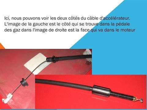 comment monter cable d'accelerateur scooter