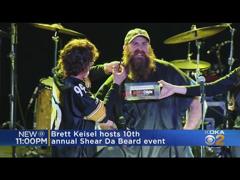 Brett Keisel Holds Final 'Shear Da Beard'