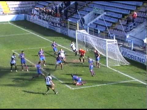 Saque de esquina de Higinio (Extremadura UD 2-0 Mérida UD)