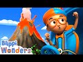 Blippi Wonders - The Floor is Lava! | BRAND NEW Blippi Cartoon | Cartoons For Kids