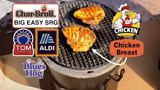 Char-Broil Big Easy Smoker-Roaster-Grill! / Awesome Bone In Chicken Breasts!