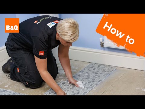 How to lay vinyl tiles & carpet tiles