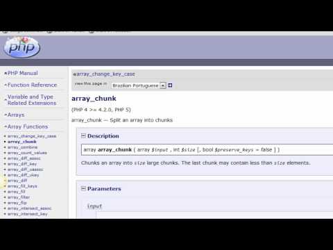 Php Functions Video Tutorial Array_chunk