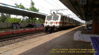 preview picture of video 'HIGH SPEED Howrah-Ranchi Tri-weekly Intercity Thrashes Chengail || Indian Railways'