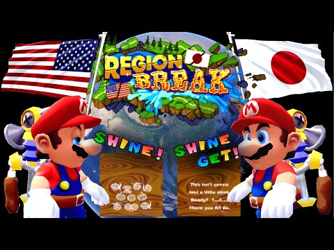 Japanese Mario Sunshine is VERY Different - Region Break
