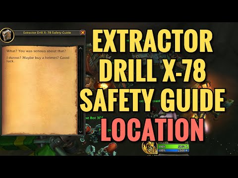 Extractor Drill X-78 Safety Location (Read Between The Lines) (WoW TWW)