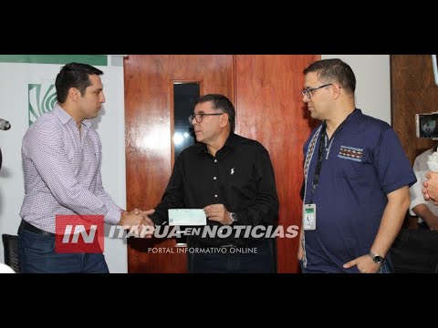 EBY ENTREGÓ APORTE PARA EL FESTIVAL NACIONAL DEL CHIPÁ EN CNEL.  BOGADO