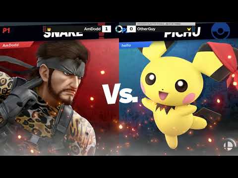 Sink or Swim 132 Winners Quarters - AmDodd (Snake) vs Otherguy (Pichu)