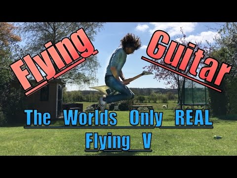 Awesome hover guitar - Worlds only REAL Flying V