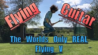 Awesome hover guitar - Worlds only REAL Flying V