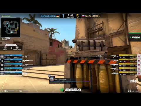 FORZE VS GAMERLEGION | MAP 2 | MIRAGE | ESEA MDL SEASON 36 EUROPE