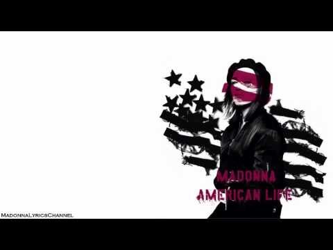 Madonna - American Life (Lyrics On Screen)