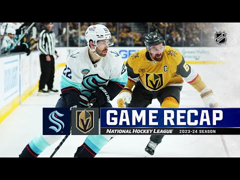 Kraken @ Golden Knights 10/10 | NHL Highlights 2023