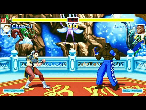 Chun Li vs Dee Jay (Hardest) Street Fighter 2: