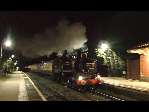 Steam Locomotives At Night #2