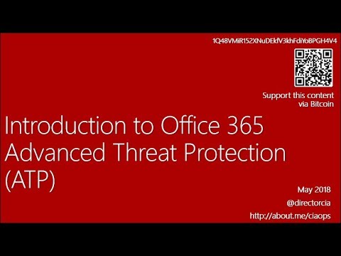 Introduction to Office 365 Advanced Threat Protection (ATP) – CIAOPS