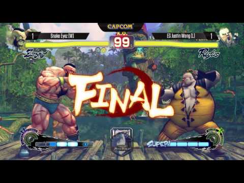USFIV: Snake Eyez vs EG Justin Wong - SDCC2014 - Capcom Pro Tour Grand Finals