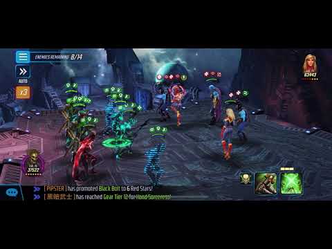 [Marvel Strike Force]3 Star Tier 12 Ability Material Challenge