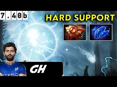 GH Io Hard Support - Dota 2 Patch 7.40b Pro Pub Full Gameplay