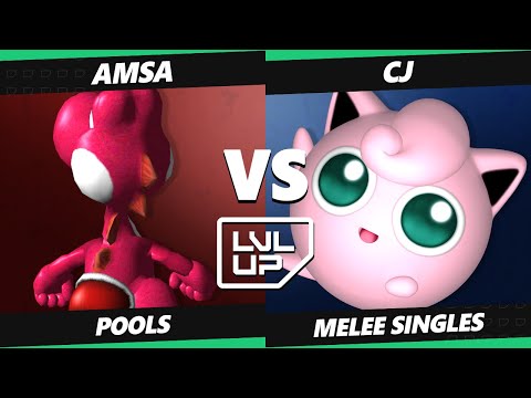 LVL UP EXPO 2023 - aMSa (Yoshi) Vs. CJ (Jigglypuff) SSBM Melee Tournament