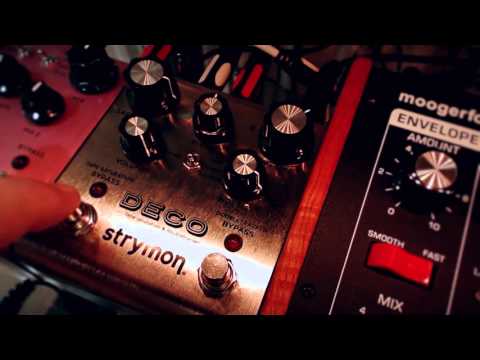 GEOSynths Ep2 - Strymon DECO Pedal on Synthesizers.