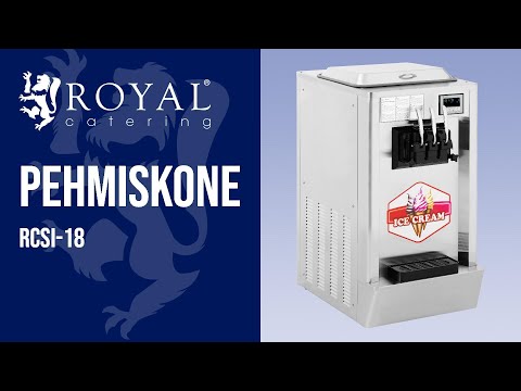 video - Kakkoslaatu Pehmiskone - 1640 W - 23 l/h - 3 makuvaihtoehtoa - Royal Catering