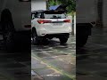 Dechromed Blacked Out Roof Fortuner In White Colour