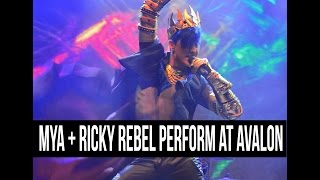 Ricky Rebel Performing With Grammy-winner MYA Live at The Avalon