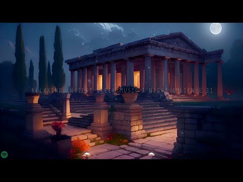 Relaxing Ancient Greek Music & Night Ambience II | Samvyke | music for sleep, meditation, study