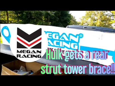 Megan Racing Rear Strut Tower Brace Unboxing & Install on my 2018 Subaru STI
