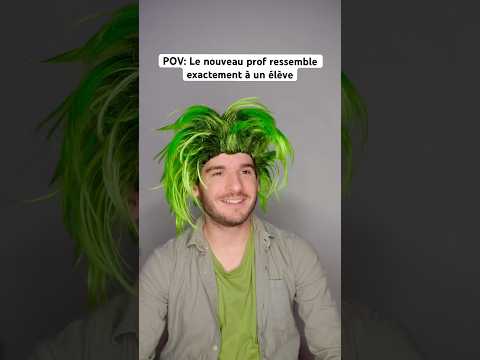 POV: The new teacher looks exactly like a student