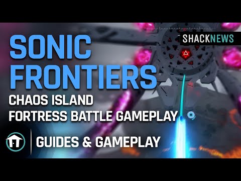 Sonic Frontiers - Chaos Island - Fortress Battle Gameplay