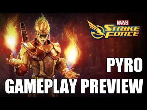 Pyro Gameplay Preview - Marvel Strike Force