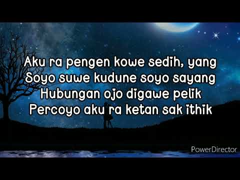 DENNY CAKNAN - RUNGOKNO AKU LIRIK