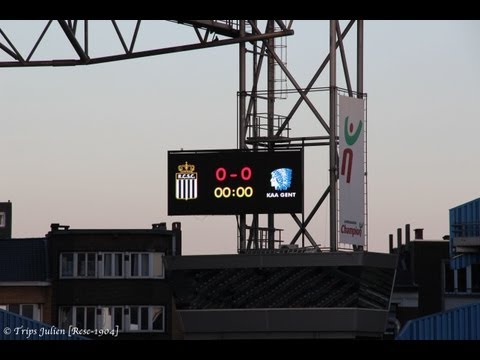 R.Charleroi.S.C. ( RCSC) - K.A.A.Gent (La Gantoise) [ 1-1 ] By Trips Julien (rcsc-1904)