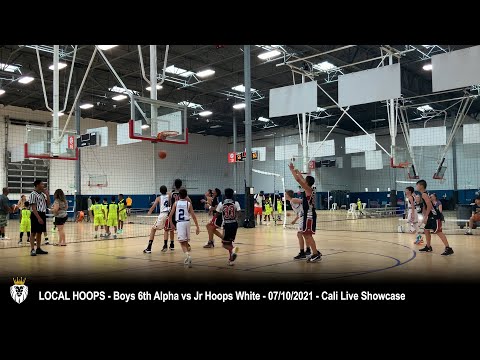 Local Hoops vs Jr Hoops White (6th, D1 Elite) - Cali Live Summer Showcase - 7/10/21 #aaubasketball