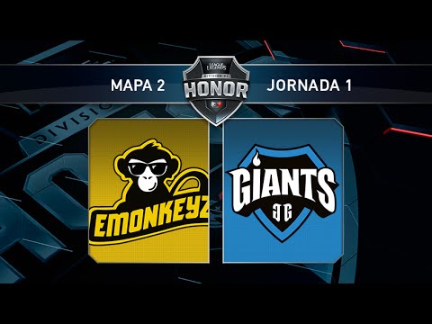 GIANTS Underdoges vs EMONKEYZ - #LoLHonor1 - Mapa 2 - Jornada 1 T10