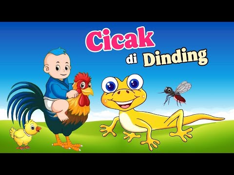 Lagu Anak - Cicak Cicak Di Dinding - Animasi Ayam - Lagu Anak Indonesia