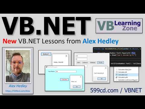 Introducing: Visual Basic.NET (VB.NET) Beginner Level 1 Course by Alex Hedley - Free Course