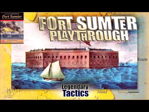 Fort Sumter: App Playthrough / GMT Games / Legendary Tactics / The Secession Crisis 1860-1861 - YouTube