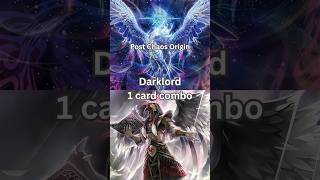 Darklord 1 card combo tutorial post Chaos Origin (CORI) 2026 TCG Yugioh