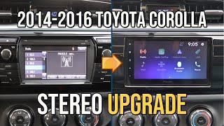 Stereo UPGRADE, Toyota Corolla - Radio Removal & Installation 2014, 2015, 2016, 2017