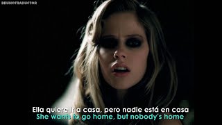 Avril Lavigne - Nobody&#39;s Home // Lyrics + Español // Video Official