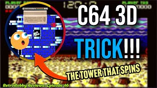 Nebulus Had One of the Most Unique 3D Effects on the Commodore 64! |  RetroRobby Reviews