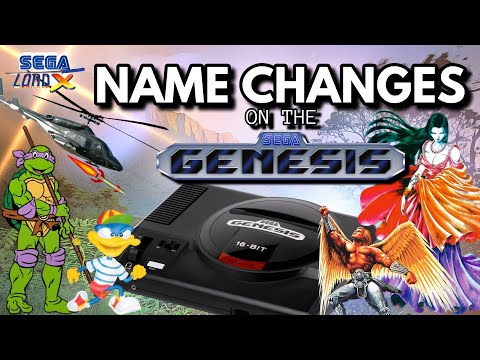 Name Changes on the Sega Genesis