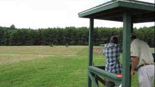 preview picture of video 'Shooting sporting clays at LL Bean outdoor adventures'