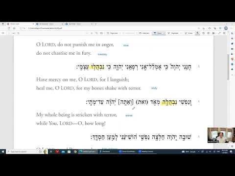 Tehillim Chapter 6